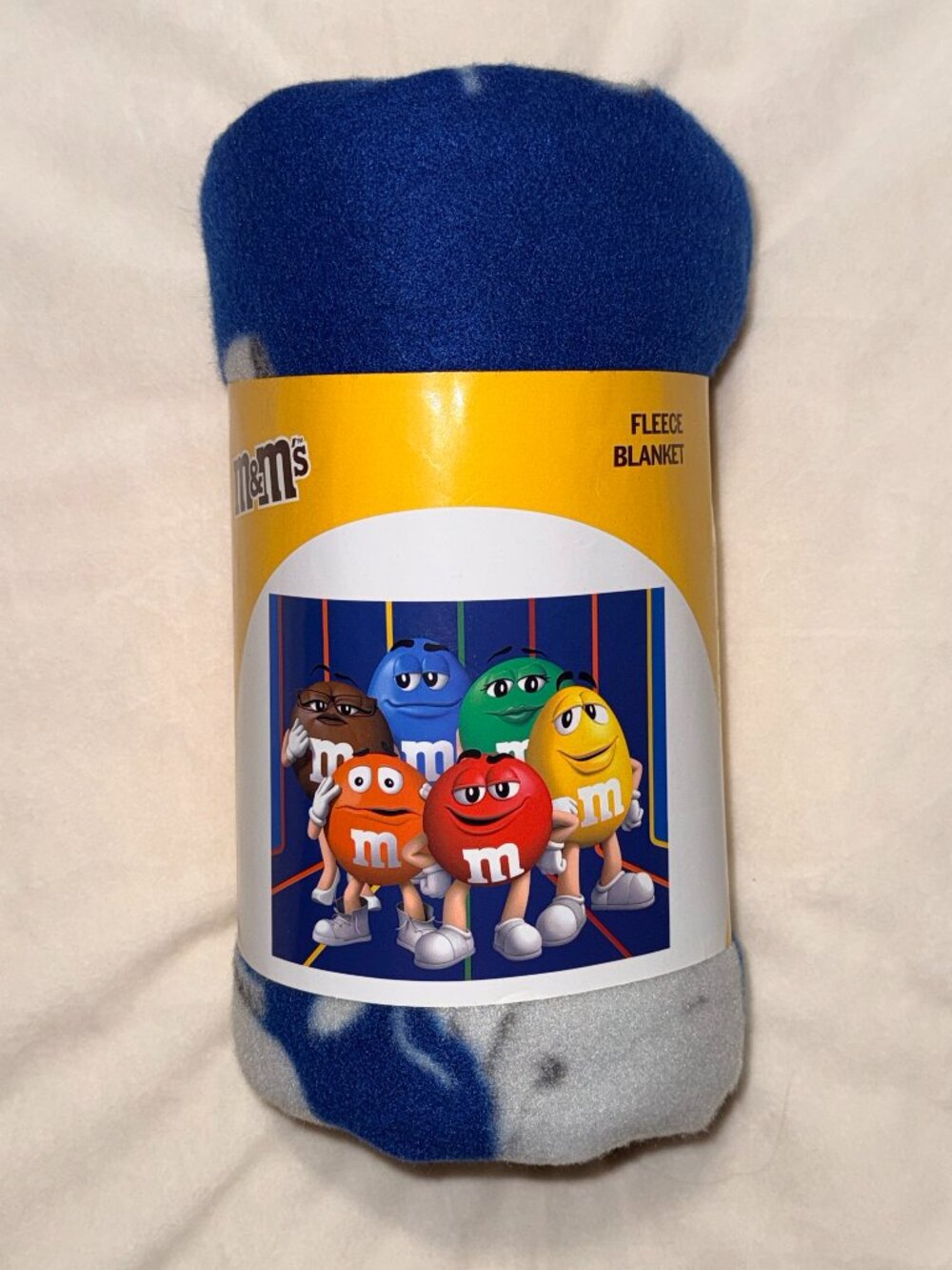 NWT M&M World Fleece Blanket